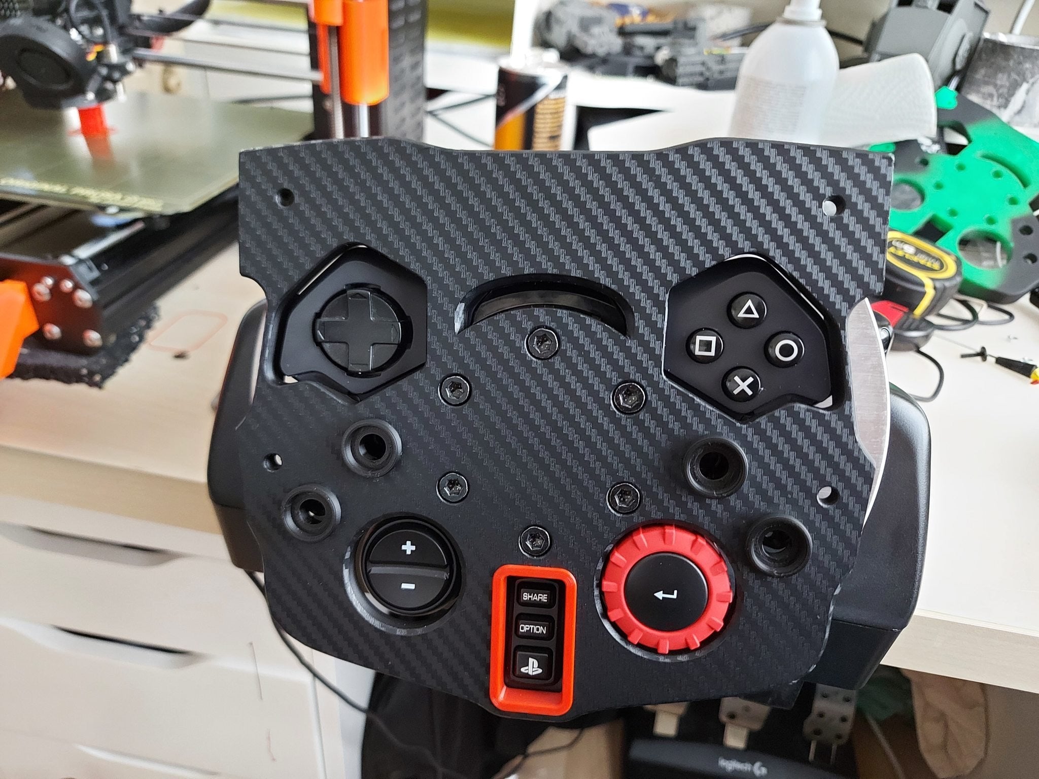 Custom Τιμόνι Racing F1 Ferrari Style – 3D Printed