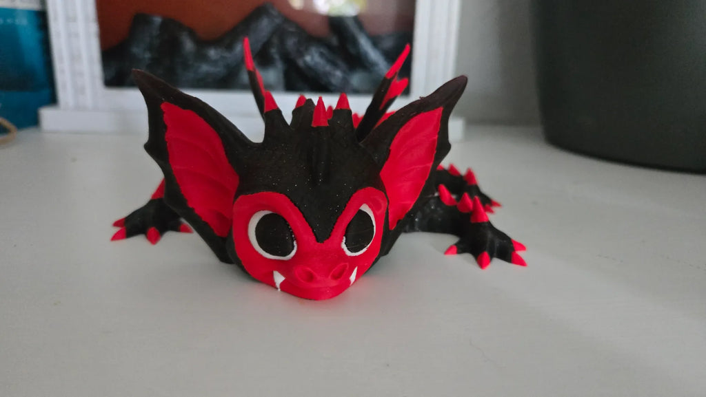 Baby Vampire Dragon Figurine