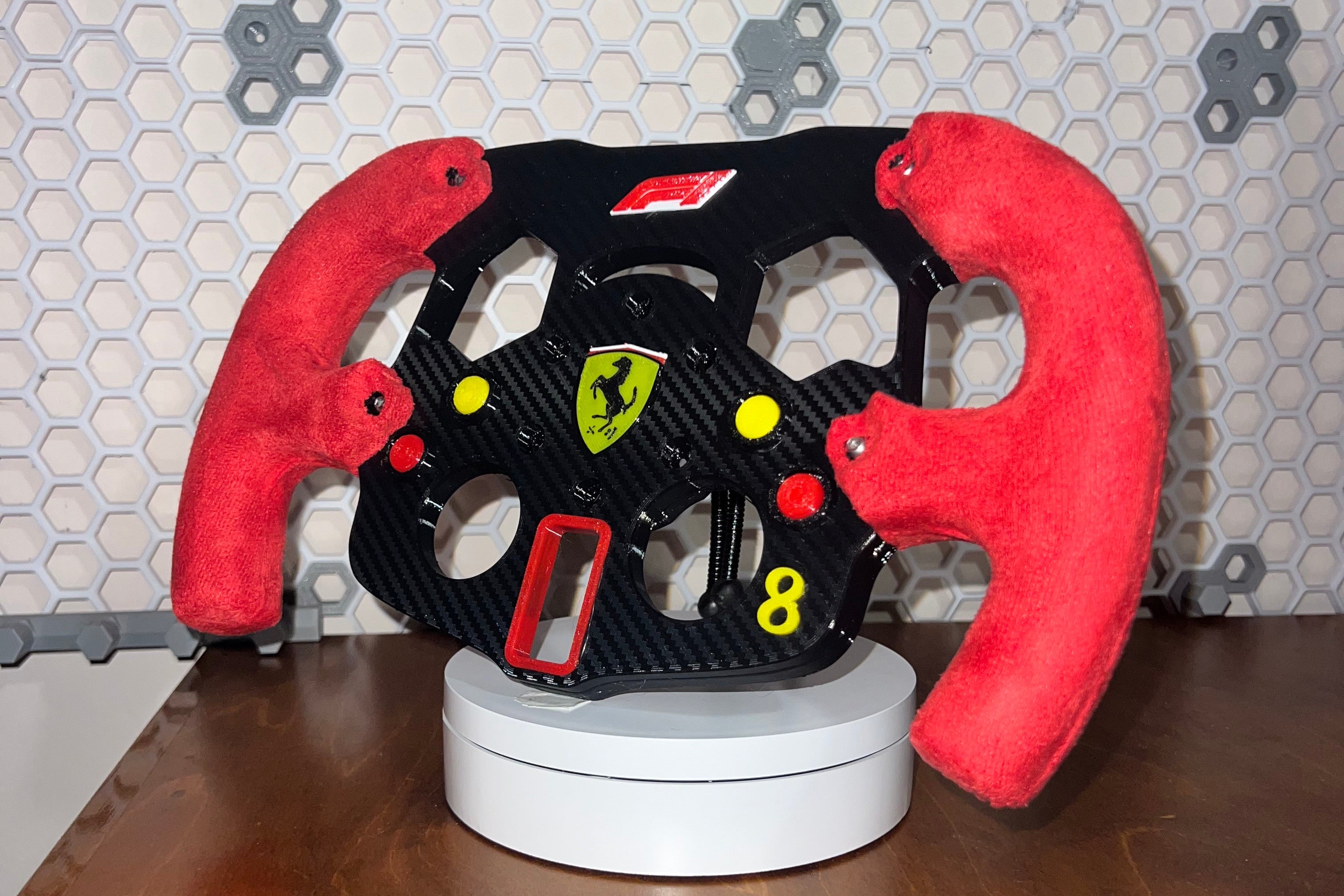 Custom Τιμόνι Racing F1 Ferrari Style – 3D Printed
