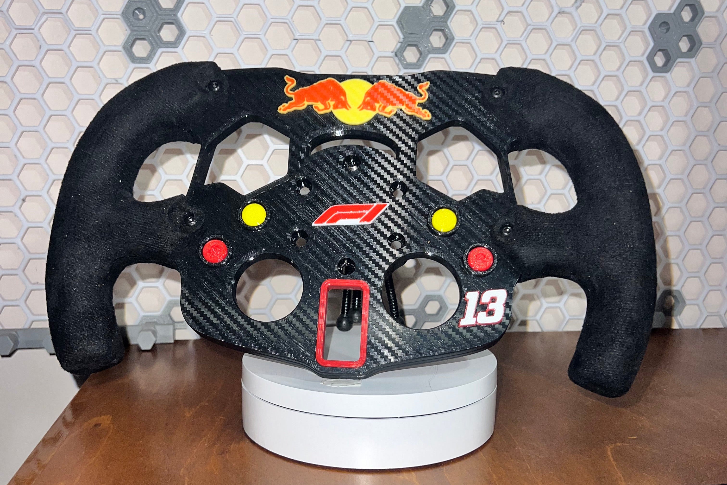 Custom Τιμόνι Racing F1 Ferrari Style – 3D Printed
